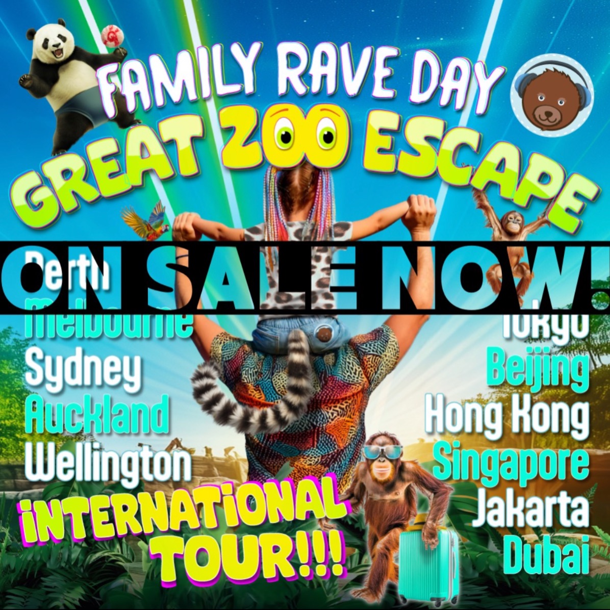 Family Rave Day - The Great Zoo Escape Sydney