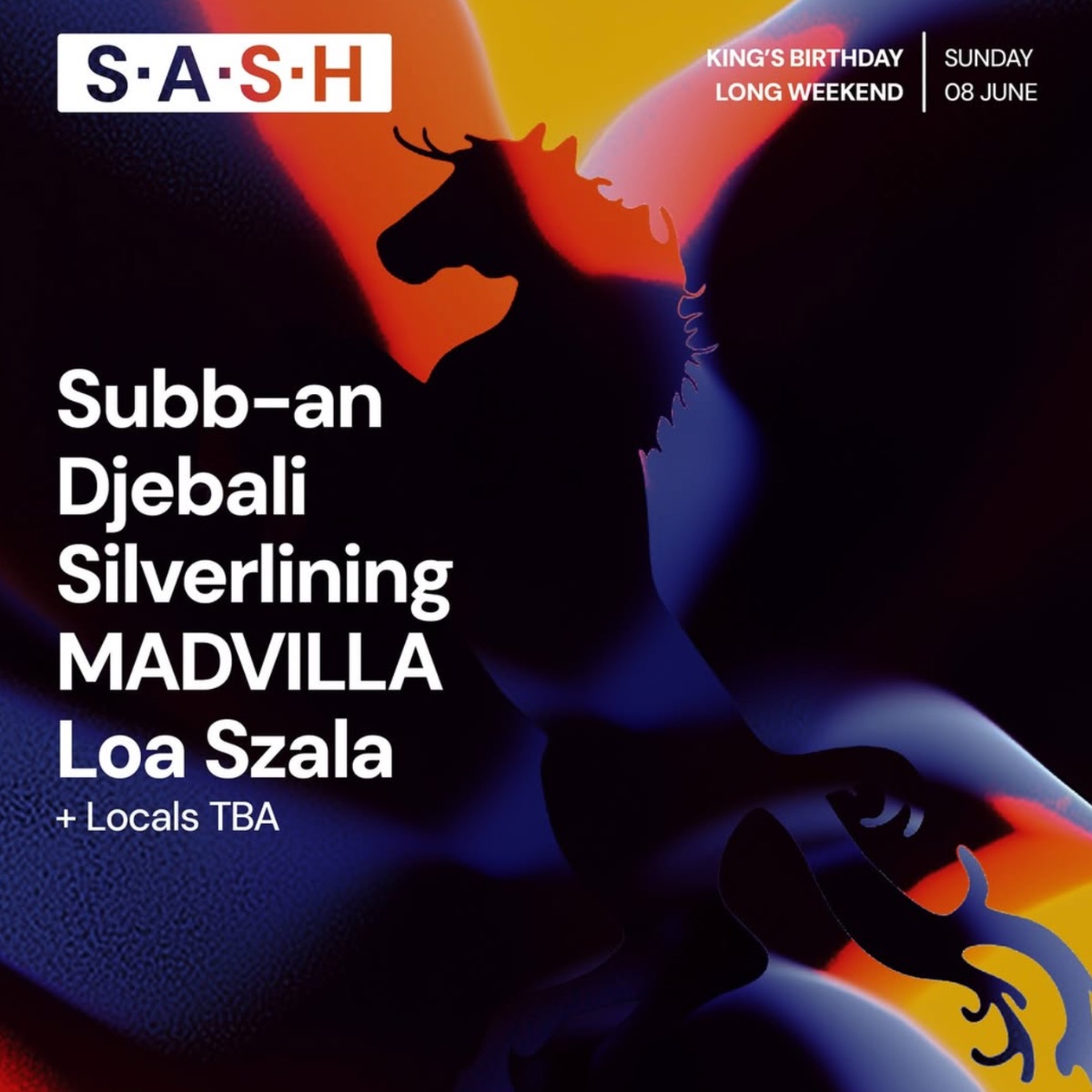 ★ S.A.S.H SYDNEY ★ JUNE LONG WEEKEND ★ SUNDAY